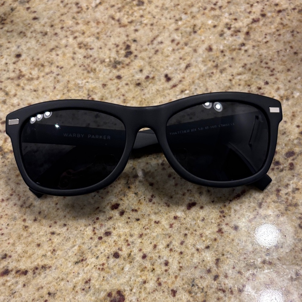 Warby Parker Matte Black Sunglasses